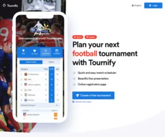 Tournify.uk(Online tournament planner) Screenshot