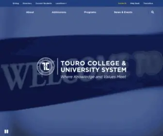 Touro.edu(Touro University) Screenshot