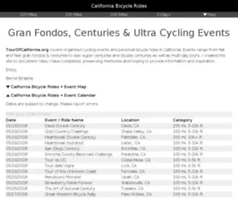 Tourofcalifornia.org(California Bike Rides) Screenshot