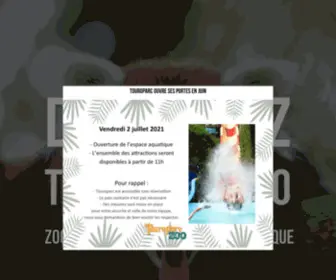Touroparc.com(Parc zoologique et d’attractions en Rhône) Screenshot