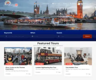 Tourope.co.uk(London Tour Companies) Screenshot