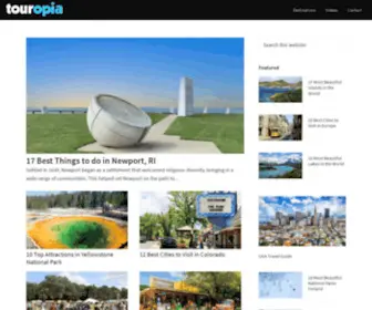 Touropia.com(Touropia World Travel) Screenshot