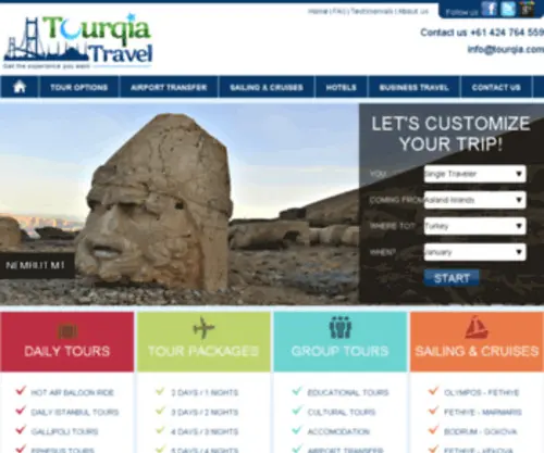 Tourqia.com(Tourqia Travel) Screenshot