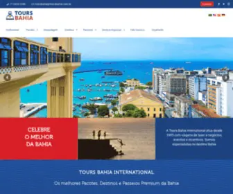 Toursbahia.com.br(Tours Bahia International) Screenshot