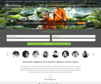 Toursincambodia.com(Cambodia Tours) Screenshot