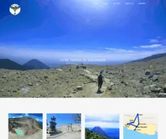 Toursinelsalvador.com(Pure Travel El Salvador) Screenshot