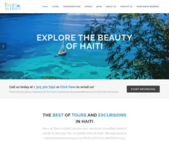 Toursinhaiti.com(Tours and Excursions in Haiti) Screenshot