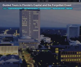 Toursintallahassee.com(Guided Tours in Florida's Capital and the Forgotten Coast) Screenshot