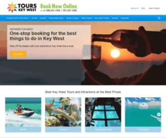 Tourskeywest.com(One-stop booking for the best Key West Tours) Screenshot