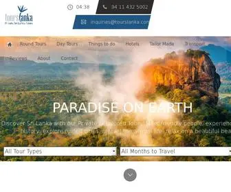 Tourslanka.com(Sri Lanka Tours Private & Tailored) Screenshot