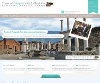 Toursofpompeii.com(Tours of Pompeii) Screenshot