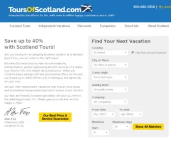 Toursofscotland.com(Scotland Tours) Screenshot