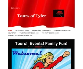 Toursoftyler.com(Tours of Tyler) Screenshot