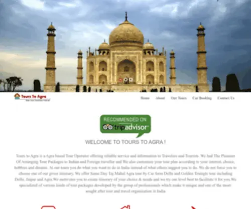 Tourstoagra.com(Same Day Agra Tour By Car) Screenshot