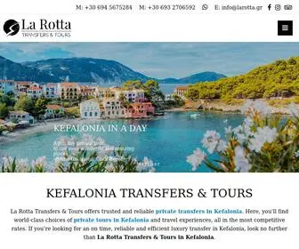 Tourstransferskefalonia.com(Transfers & Tours Services in Kefalonia Island. La Rotta) Screenshot