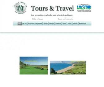 Tourstravel.se(Golfresor golf) Screenshot