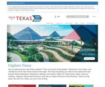 Tourtexas.com(Tour Texas) Screenshot