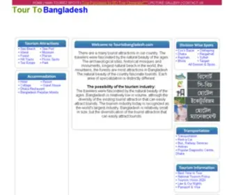 Tourtobangladesh.com(We Welcomes You to Bangladesh) Screenshot