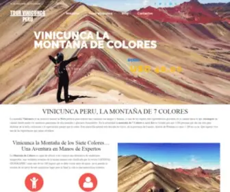 Tourvinicuncaperu.com(Vinicunca Peru) Screenshot