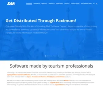 Tourvisio.com(San tourism software group) Screenshot