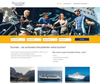 Tourvital.de(Aktiver und erholsamer Kreuzfahrt Urlaub) Screenshot