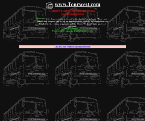 Tourwest.com(#1 Charter Bus Referral Service) Screenshot