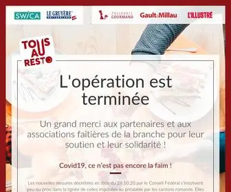 Tous-AU-Resto.ch(Tous au Resto) Screenshot