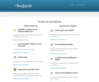 Tousavoir.com(Tousavoir) Screenshot