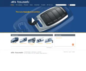 Tousek.com(Automatische Torantriebe) Screenshot