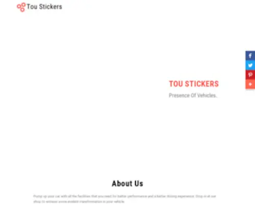 Toustickers.com(Tou Stickers) Screenshot