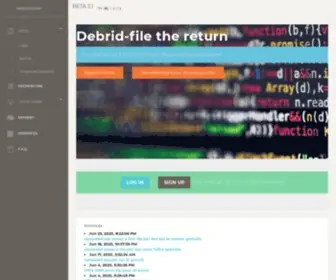 Tout-Debrid.com(Debrid-File : le nouveau débrideur de référence) Screenshot