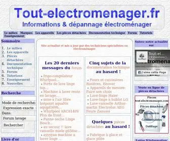 Tout-Electromenager.fr(Accueil) Screenshot