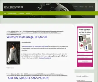 Tout-EN-Couture.fr(Page d'accueil TOUT) Screenshot
