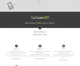 Toutactile.net(Maintenance Mode) Screenshot