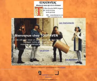 Toutaven.com(Musique médiévale et renaissance) Screenshot