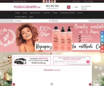 Toutcheveux.net(Produits de coiffure en ligne) Screenshot