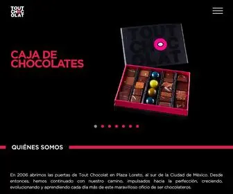 Toutchocolat.mx(Tout Chocolat) Screenshot