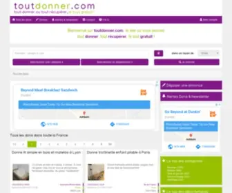 Toutdonner.com(Donner) Screenshot