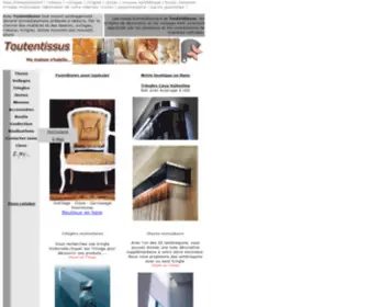 Toutentissus.com(Toutentissus ma maison s'habille) Screenshot