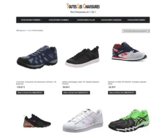 Toutes-Les-Chaussures.com(Toutes les chaussures) Screenshot