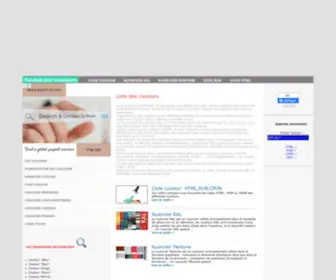 Toutes-Les-Couleurs.com(Un portail pour tout savoir sur les couleurs) Screenshot