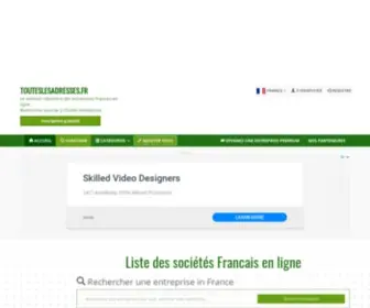 Touteslesadresses.fr(Répertoire) Screenshot