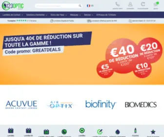 Toutesmeslentilles.fr(Lentilles de contact moins chères) Screenshot