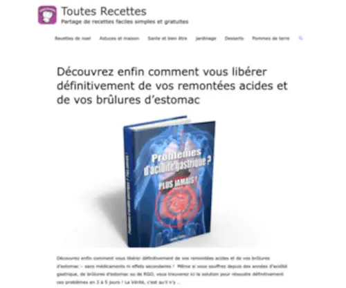 Toutesrecettes.com(Partage de recettes faciles simples gratuites) Screenshot