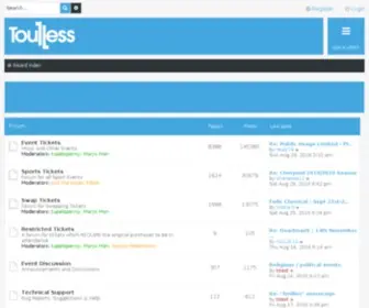 Toutless.com(Toutless) Screenshot