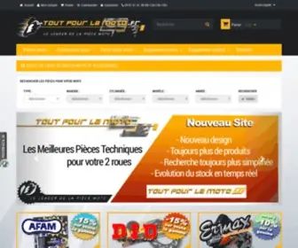 Toutpourlamoto.fr(Accessoires moto en vente) Screenshot