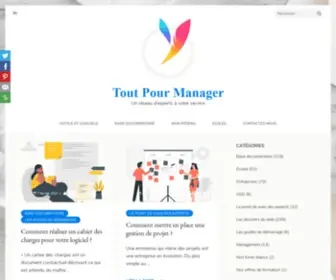 Toutpourmanager.com(Tout Pour Manager) Screenshot