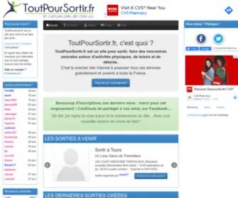 Toutpoursortir.fr(Réseau social) Screenshot