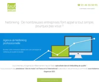 Toutsimple.fr(Stratégie Linking France et International) Screenshot