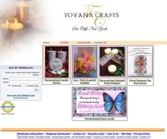 Tovanacrafts.com(Tovana Crafts Candles Gifts Personalized Items and so much more) Screenshot